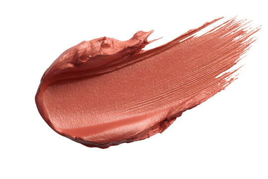 Close-up Luxurious Lipstick Swatch Isolated Against a Dark Background
