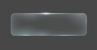 © ApoevArt - Transparent frosted glass rectangle in glassmorphism style. Set against a dark background. Ideal for modern UI design elements and minimalist layouts.