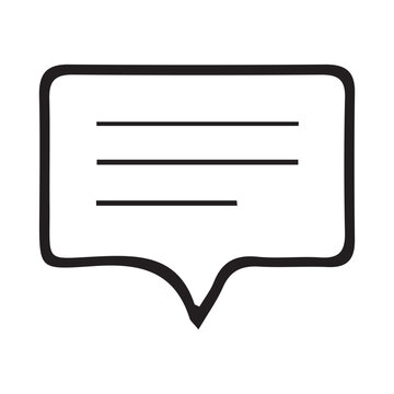 Simple Talk Bubble Vector