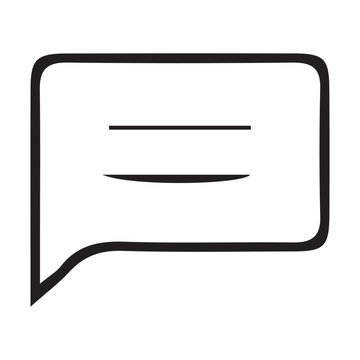 Chat Box Icon Vector