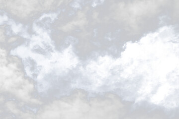Wall Mural - white cloud fluffy, fog or misty or smoke for overlay and design effect. isolated on transparent bac