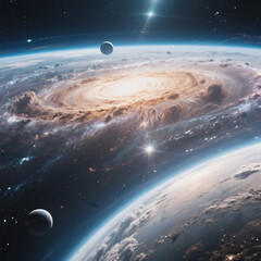 Wall Mural - planet in space