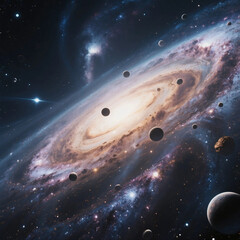 Wall Mural - planet in space