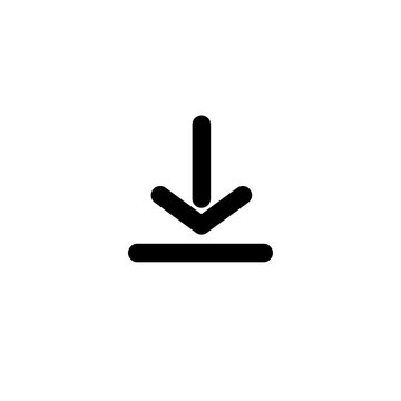 Icon Interface Website Download  Vector Outline style 