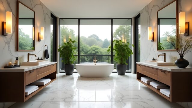 Modern Bathroom Design with Minimal Aesthetic