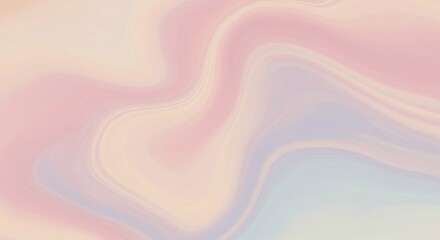 Poster - Pastel Swirl Abstract Background with Blended Soft Colors