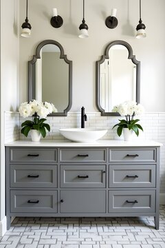 A Tranquil Modern Bathroom in Minimalist Style