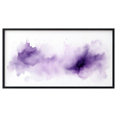 Poster - Purple Watercolor Abstract Background for Creative Projects