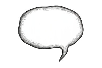 Leinwandbilder - Empty speech bubble with a transparent background, ideal for adding messages, quotes, or dialogue to various creative projects