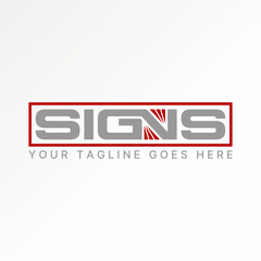 Poster - Logo design graphic concept creative premium vector stock image top sell text word Signs connected brand page company art timeline typography monogram