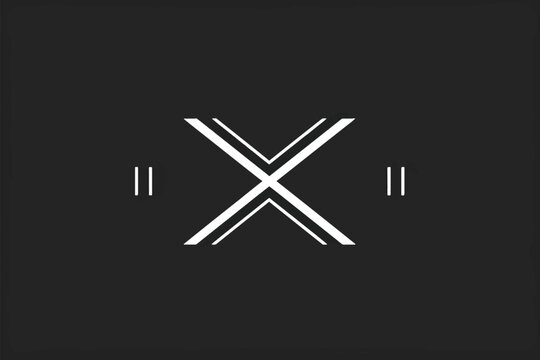 Initial Letter X Logo Design Template Illustration.