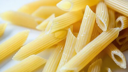 Aufkleber - A close-up shot of a heap of cooked pasta noodles, perfect for food or cooking-related content