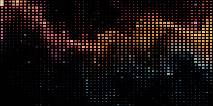 Abstract banner with blue dots vector illustration