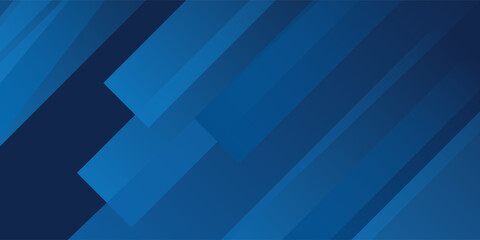 Poster - Abstract background dark blue with modern corporate concept