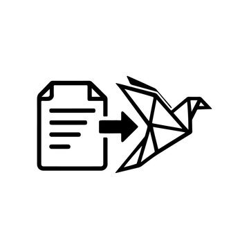 Vector icon of a document 