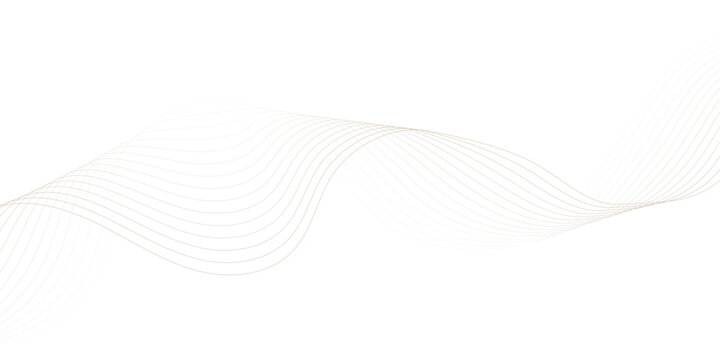 Abstract digital wave music motion modern striped soft line white gray wavey curve line minimal concept creativity elegant graphic design use for banner, wallpaper, poster, web vector illustration.
