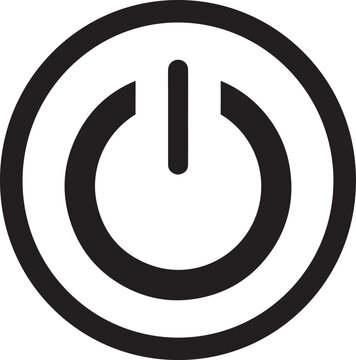 On off power button icon, on-off icon, switch on switch off icon, power button icon vector
