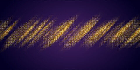 Leinwandbilder - Abstract background with gold glitter. Vector illustration. Can be used for advertising, presentation