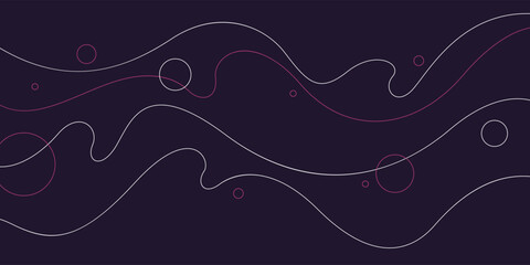 Poster - Abstract composition with dynamic and geometric shapes. Modern template for advertising, vector background for design.