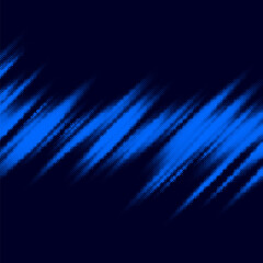 Poster - abstract background with lines and dots in blue color. Vector illustration.