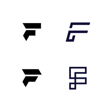 vector logo of the initial F