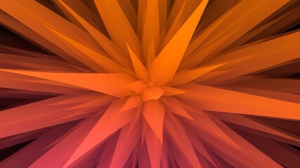 Wall Mural - Abstract orange burst, digital art, dark background, website design