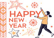 © pixel - It reflects the excitement, hope, and fresh start that a new year brings. If you’re creating a series of seasonal titles or cards, this would pair well with others like “Cheers to a Bright Year” or “N