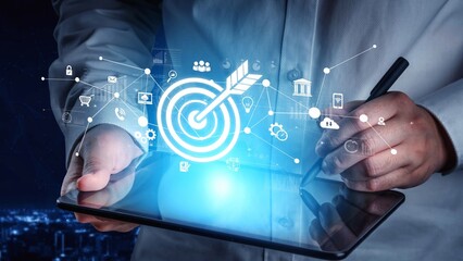 Poster - Target audience analysis, customer segmentation, personalized marketing, audience targeting strategies, and marketing efficiency improvement through smart customer profiling. Muxer
