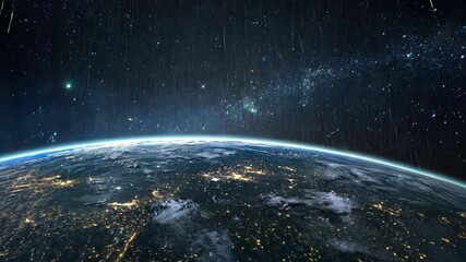 Wall Mural - Earth from Space at Night