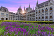 © eskystudio - Hungary, panoramic view of the Parliament and Budapest city skyline of historic center.