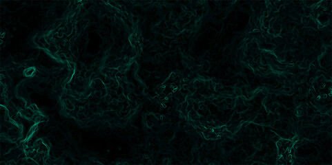 Wall Mural - abstract dark, background featuring intricate, organic, vein-like patterns in deep green tones. glow
