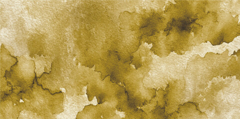 Aufkleber - Watercolor border isolated on white, artistic background. splash brush  on paper watercolor background.