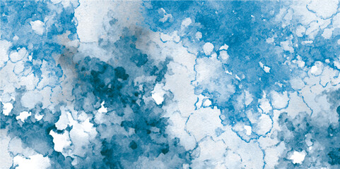 Aufkleber - Watercolor border isolated on white, artistic background. splash brush  on paper watercolor background.