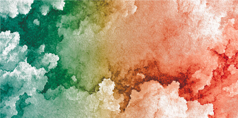 Aufkleber - Abstract watercolor blue background texture.  Emotional inspirational art.
