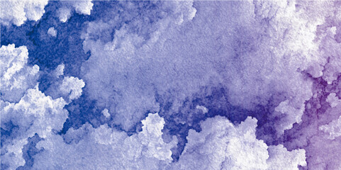 Aufkleber - Abstract watercolor blue background texture.  Emotional inspirational art.