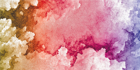 Aufkleber - watercolor abstract isolated background.  watercolor vector art background for cards, flyer, poster, banner and cover design. 