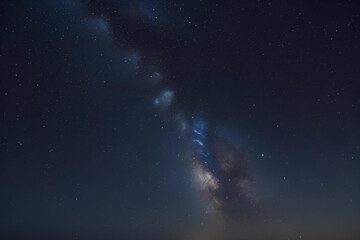 Wall Mural - Clear View of the Milky Way Galaxy in the Night Sky