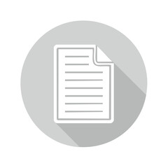 Poster - File Document Page Icon Paper Content Concept with Circular Background