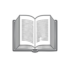 Poster - Open Book Sketch Style Illustration Education Literacy