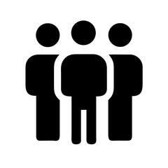 Poster - Group of people icon vector illustration representing team community and social gathering concept design element