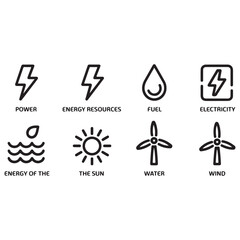 Fototapete - Vector collection of business web icons, symbols, and design elements for internet communication