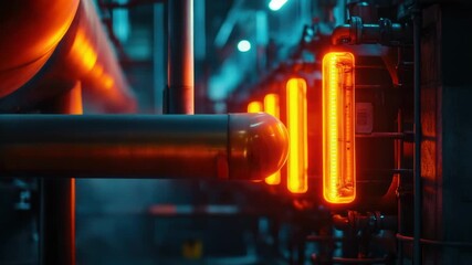 Poster - A close-up shot of a light source in a building, great for architectural or interior design images