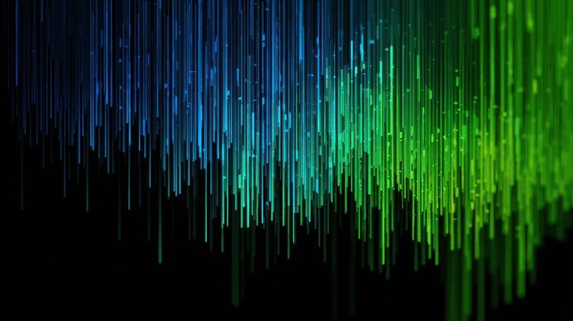Abstract vertical lines of gradient color