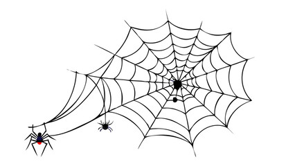 spider and web