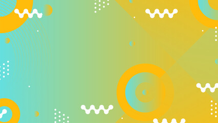 Leinwandbilder - Futuristic Abstract Gradient Backgrounds with Geometric and Minimalist Elements
