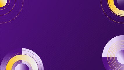 Leinwandbilder - Futuristic Abstract Gradient Backgrounds with Geometric and Minimalist Elements