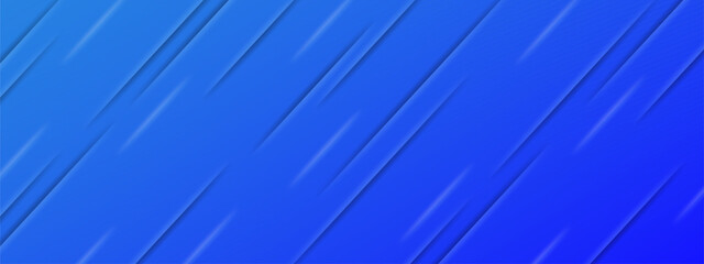 Leinwandbilder - Abstract blue gradient geometric shape abstract background. Modern futuristic background.