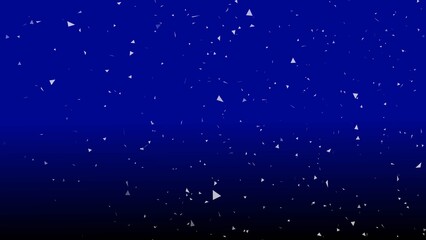 Poster - Dark Blue Background Scattered Light Gray Triangles Abstract Texture image