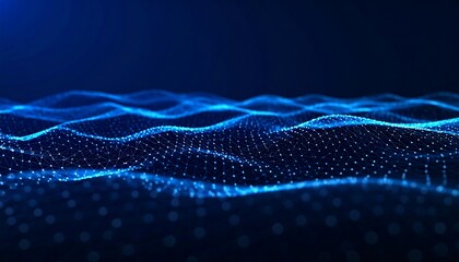 Abstract digital wave pattern (2)
