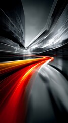 Poster - Dynamic Light Trails in an Urban Setting